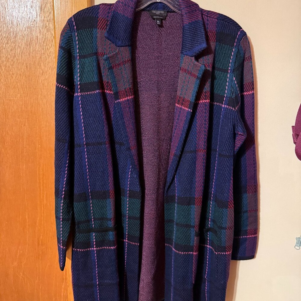 Talbots Merino Sweater Jacket